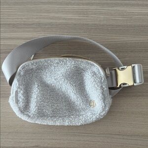 lululemon athletica Beige Sherpa Crossbody Bag